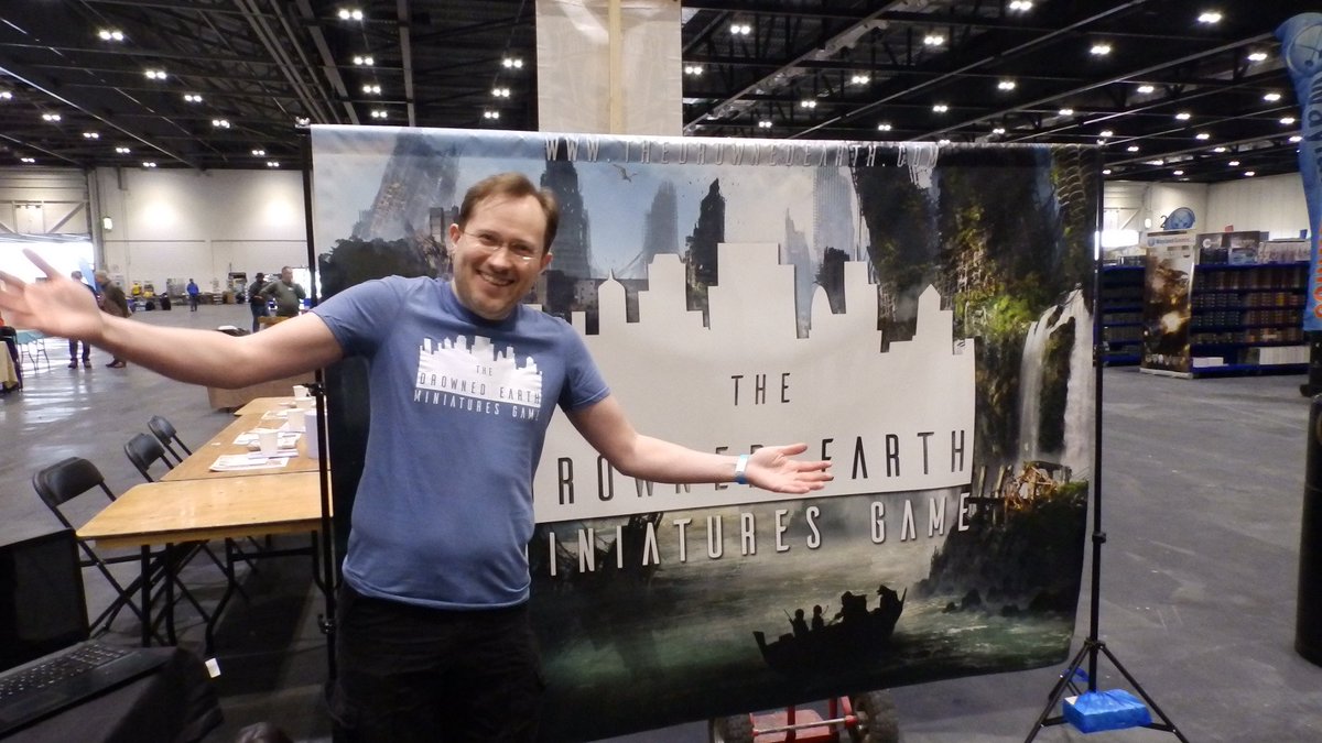 TheDrownedEarth's tweet photo. Six days to Salute 2018, The Drowned Earth will be there at Stand GG03 all day to run demos and a large ‘Hunt the Tyranex’ game with prizes to be won! 

Make sure to come say hi and also meet this ugly mug...

#thedrownedearth #warmongers #Salute2018 https://t.co/BwhzsJrKUR