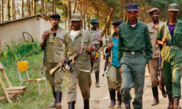 FulRwanda's tweet photo. NI UKO #Inkotanyi ZIRAZA:

1. ...Bagiye kuntema ni uko #Inkotanyi ziraza.
2. ...Bangejeje ku ruzi  ni uko #Inkotanyi ziraza.
3. ...Ya nterahamwe igiye kuntera igisongo  ni uko #Inkotanyi ziraza. 
4....

@PaulKagame mwayoboye Imfura, #Inkotanyi rwo Imana izabahemba. https://t.co/kg0RzfCFCE