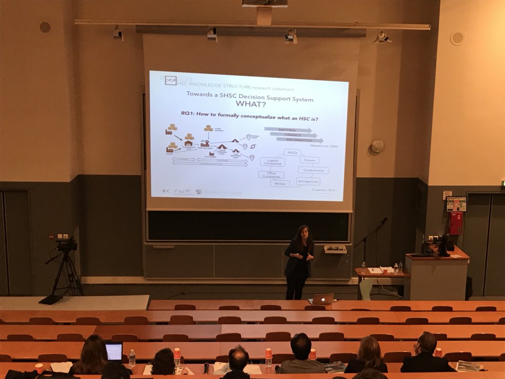 FBenaben's tweet photo. #PHD defense @LauraLaguna_ on #optimization and #improvement of #humanitarian #SupplyChain @MinesAlbiGIND @IMTMinesAlbi @CIEMUiA @uiagder with a great committee @tinacomes @gyoengyik Chihab Hanachi, Valerie Botta-Genoulaz, Dubey Rameshwar and Matthieu Lauras. https://t.co/OVSyAIjrVv