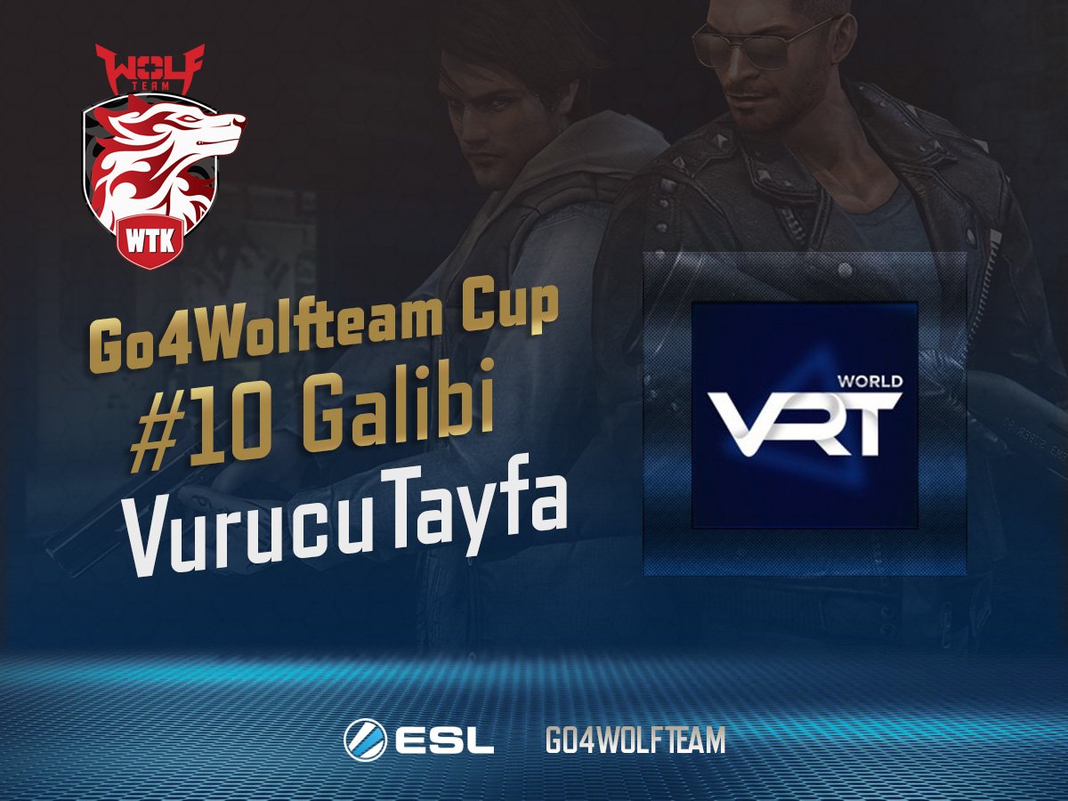 ESL_Turkiye's tweet photo. Gün geçmiyor ki GO4Wolfteam serilerinde yeni bir şampiyon doğmasın!
Rekabet ciddi ve kıran kırana!
Tebrikler VurucuTayfa 💪🔥🇹🇷
#Go4Wolfteam #go4WT #WTK2018 https://t.co/dr31LU4F63
