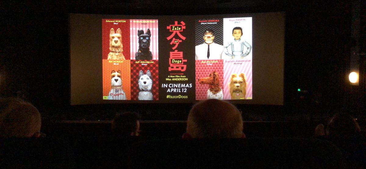 IamAndrewTuck's tweet photo. Tonight I’m at a #movie screening of #IsleOfDogs thanks to @20thcenturyfox https://t.co/EnaKKXJ5P9