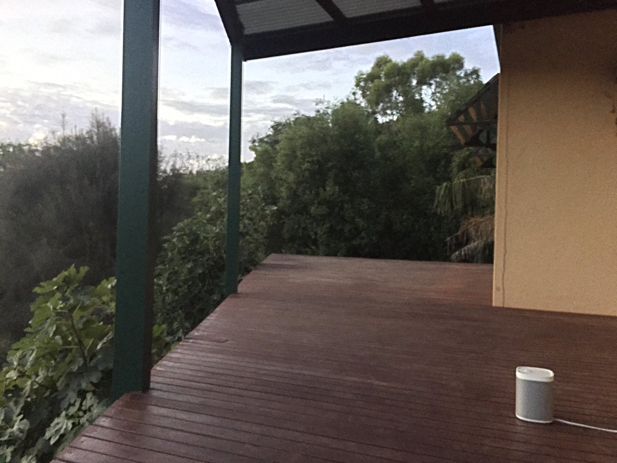 adam_turner's tweet photo. Drinking bourbon at sunset, while listening to the Stones and admiring my handy work #BrushesDown #EasterHandyMan #HoldMyCalls https://t.co/tJ3G4V8oKa