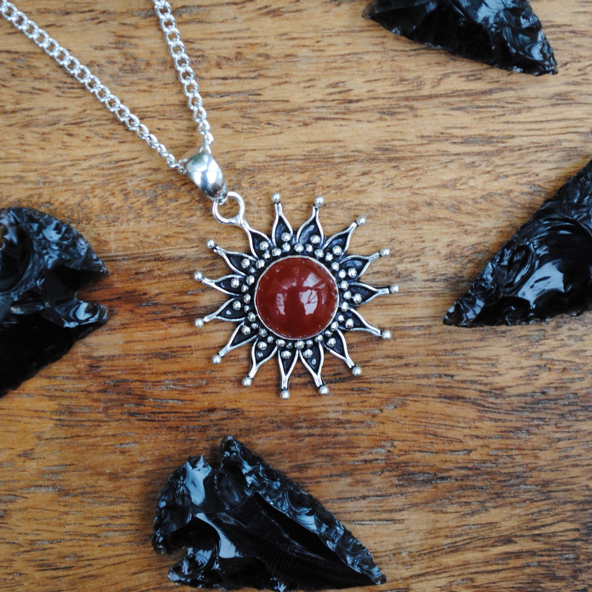 losttothePoppy's tweet photo. New Carnelian 925 silver plated sun pendants now available from https://t.co/nHY41JytAu ☉🔥 https://t.co/JgnNbceWf0