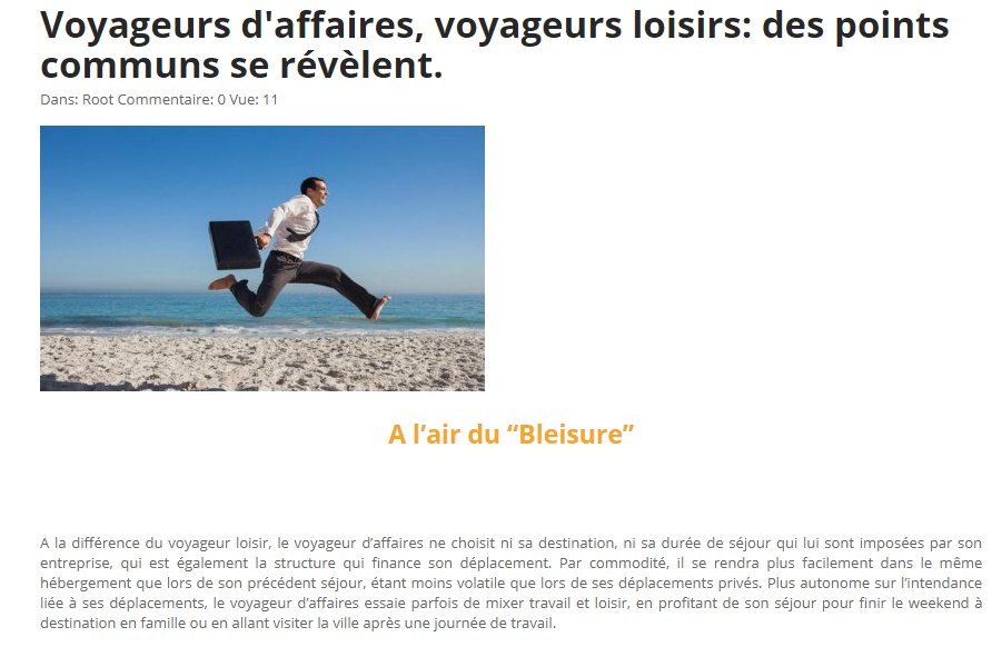 activeroad's tweet photo. Article : Voyageurs d'affaires, voyageurs loisirs: des points communs se révèlent !
--> https://t.co/LBEvduK25Y https://t.co/pKhV0TPBNp
