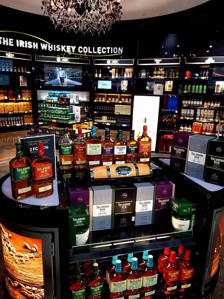 TheWoolyTully's tweet photo. We're putting the whiskey in the Irish Whiskey Collection here at Dublin Airport with Tullamore DEW. If you're travelling make sure to stop by for a dram. #IrishWhiskey #TullamoreDEW #DublinAirport #IWC #Tasting #Ireland https://t.co/3g8tIgZ4Vz