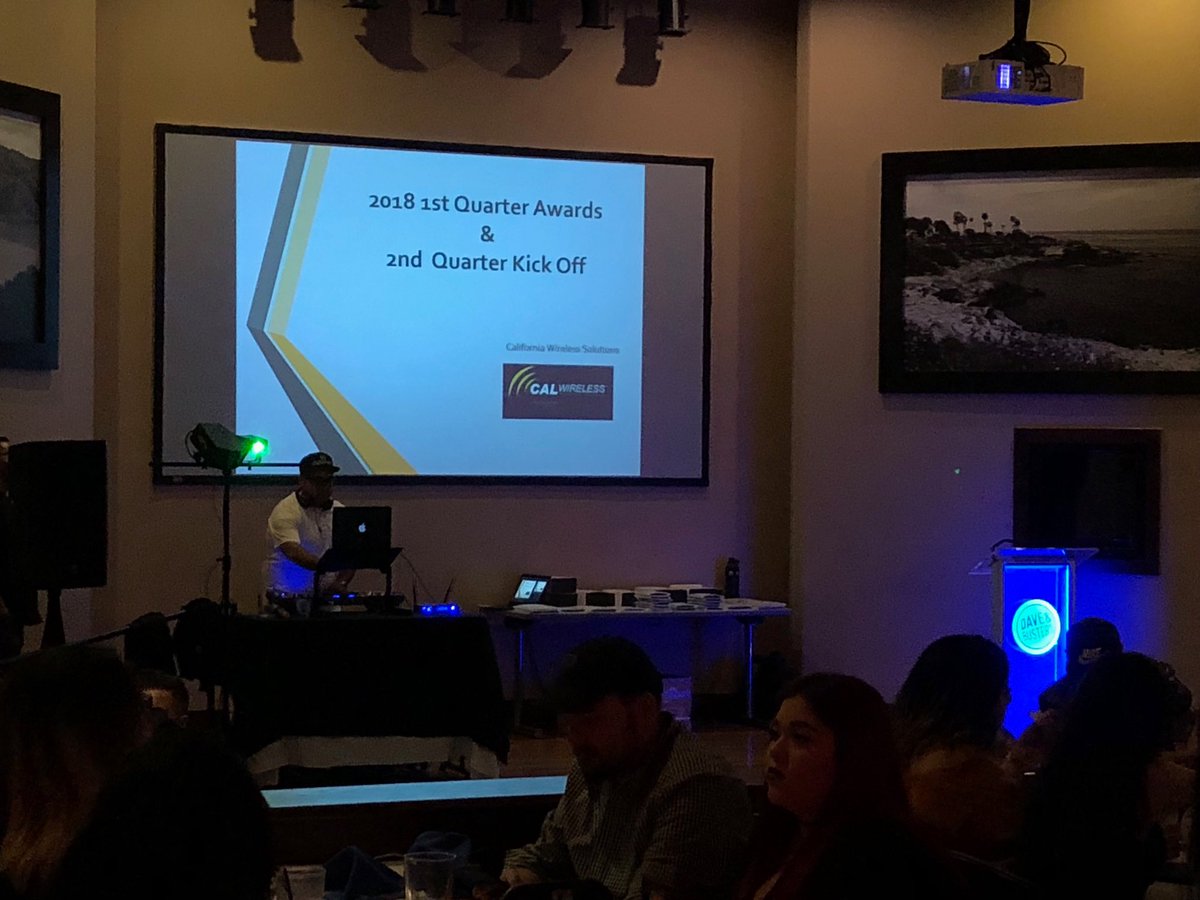 calwireless's tweet photo. #CalWireless recognition party starts now! https://t.co/nexPNV5xhX