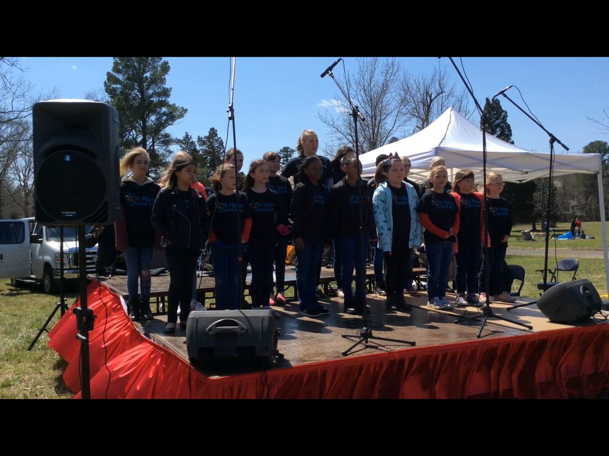stmariescc's tweet photo. Thanks to everyone coming out to support CCC both at Chick-fil-A and the Lex Park ArtsPark Cherry Blossom Festival!! Our next performance is on Saturday, April 28th at the Kids Expo at the 5 South Event Center in Callaway, MD at 2pm. Visit https://t.co/e8a8hwPiPy for more info. https://t.co/N0gDFgU4g1