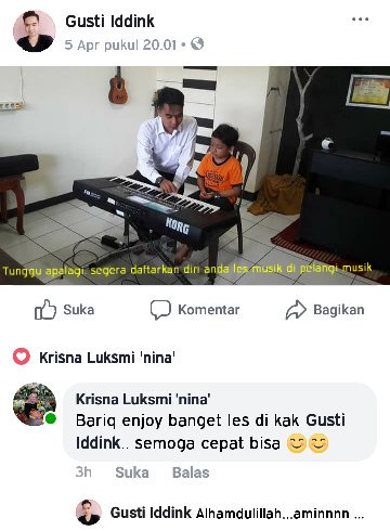 Les musik murah probolinggo all instrumen . Hubungi 087754602176