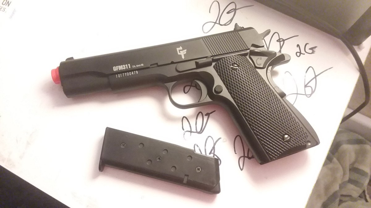 My New Full Metal Airsoft 1911