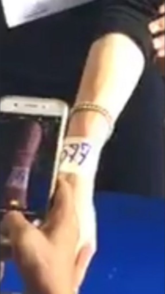 linoakii's tweet photo. lucky number 7 will always  follow you , 7 or nothing , 7 or never . 

   #BamBamBlackcard https://t.co/pt9oRDegqq