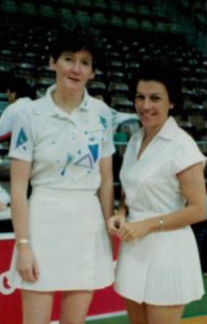 GaryBurgessIUA's tweet photo. It’s taken nearly 20 years but great to see @BligeSheela back on an International Netball court @GC2018 delivering the ball for the @EnglandNetball vs @WelshNetball match!!! Hope it took you back to when you Umpired the 1991 World Cup Final!!! https://t.co/D5HZiJKiD1