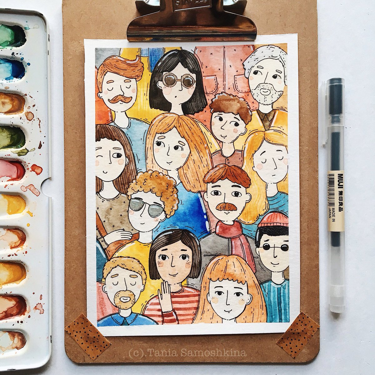 taniatania_art's tweet photo. Crowd
β’
β’
β’
#illustration #illustracion #illustrasyon #illustrationartists #eatsleepdraw #art_we_inspire #art_collective #crowd #nyc #people #watercolor #aquarel #dailyinspiration #bestofillustration #artoftheday #colorful #character #community #illustration_best https://t.co/6e17PsFT5x