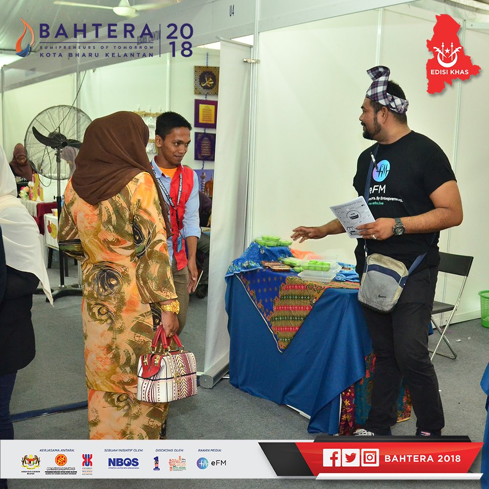 bahtera2018's tweet photo. Bahtera 2018 Edisi Kelantan Telah berlangsung selama 2 hari di UTC, Kota Bharu Kelantan dengan jayanya.

Sebelum Bahtera menutup tirai untuk kali ini, jom kita saksikan detik-detik di sepanjang program untuk inspirasi semua! #bahtera2018 #bahterakelantan #usahawan #Kelantan https://t.co/VrZroDzdr1