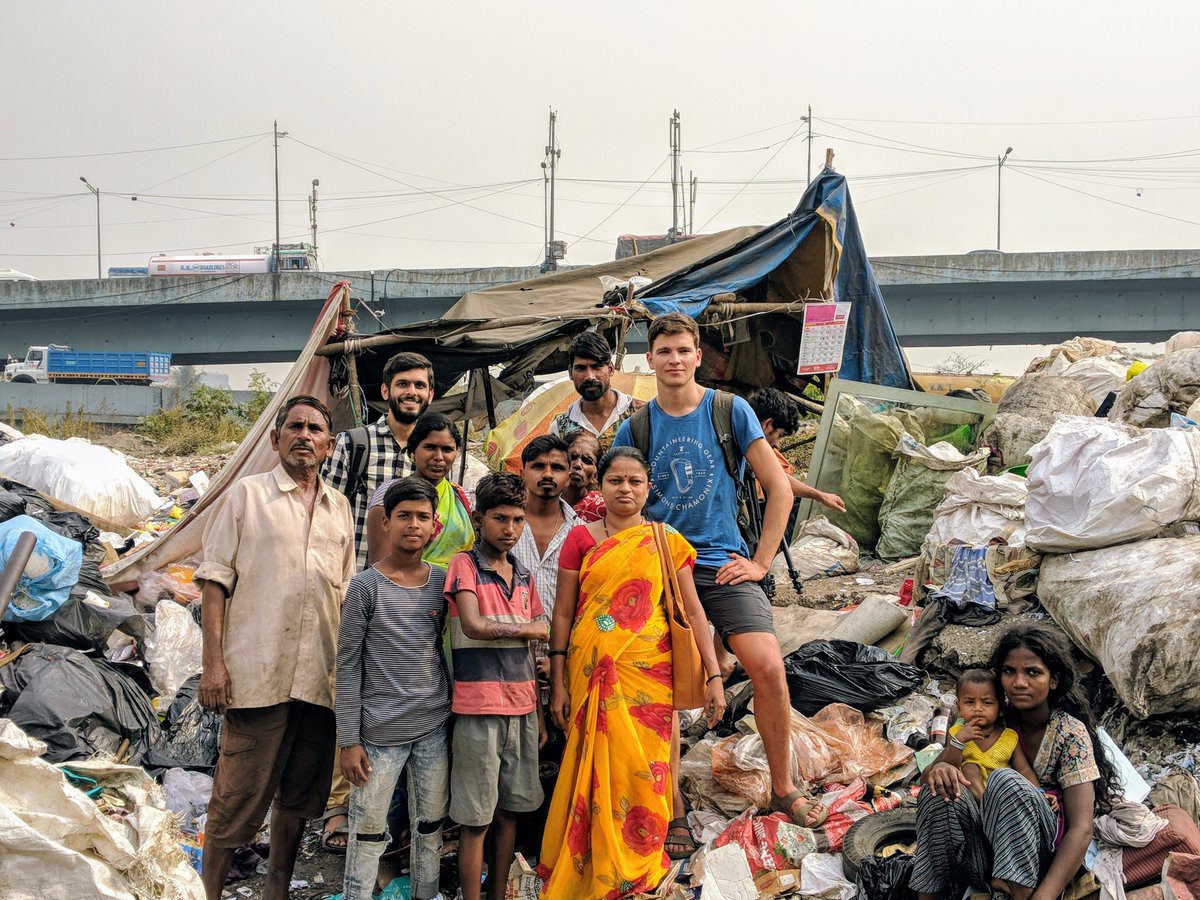 plasticmakerhub's tweet photo. Combining their passion to cycle and recycle, Matthieu and Quentin embarked on a world tour to document global plastic recycling efforts. Shoutout to Stree Mukti Sanghatana for making this visit possible. #PlasticMakerHubs #SustainabilityGladiators #Sustainability #Cycle2Recycle https://t.co/FOjAIYFFx7
