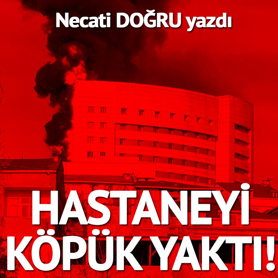 gazetesozcu's tweet photo. "Taş yünü pahalı. Köpük çok ucuz. Müteahhit, devletten taş yünü parası aldı. Köpük döşedi. Bakanlık göz yumdu. Belediye başkanı, vali, mühendis, müfettiş görmezden geldi.Köpük tutuştu.Hastane yandı."
Necati Doğru yazdı
https://t.co/po4K5FGgDs https://t.co/6Nk25ftKIW