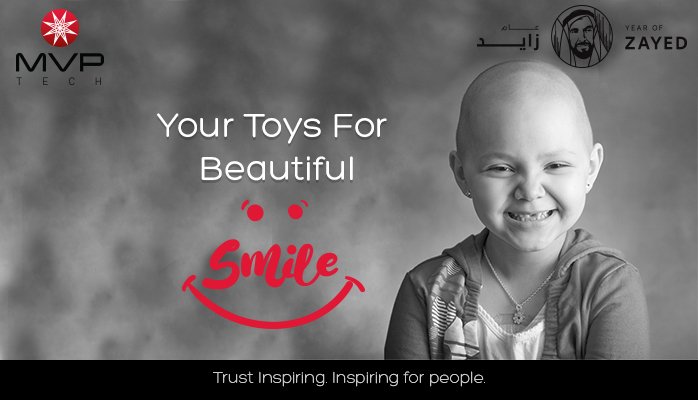 MVPTechDXB's tweet photo. We join @dubaichamber for an outstanding initiative under #GiveGainDay. Our colleagues, partners and friends have been encouraged to donate their preloved toys for ‘Friends for Children with Cancer’. In only 2 days, #MVPTech is very close to reaching the target. https://t.co/DDGNhT8xC7