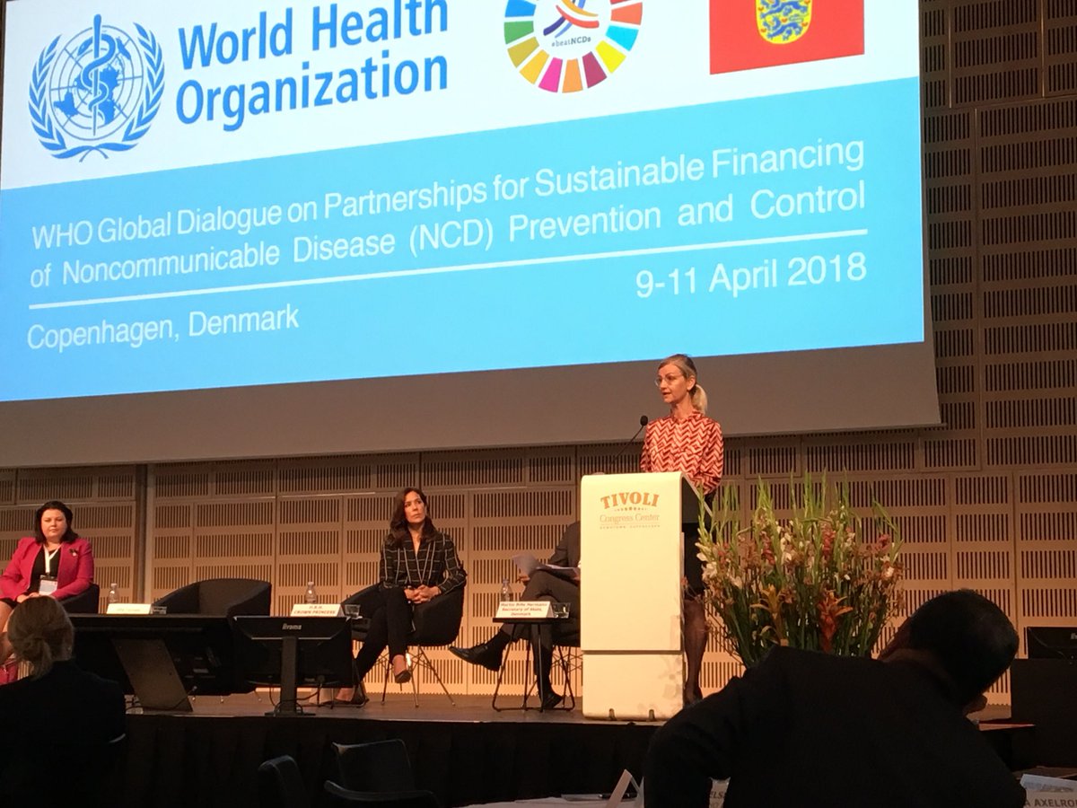 Ulla_Tornaes's tweet photo. Happy to announce that #DK will join the new and innovative ‘Defeat NCDs’ - a public-private partnership addressing the increasing health problems of diabetes and hypertension in the least developed countries #beatNCDs @ncdalliance @WorldDiabetesF #SDGs #dkaid #dkpol #WHO https://t.co/ItpksYnZAf