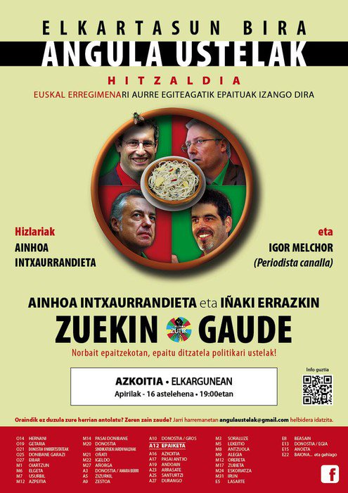 AzkoitiaGuka's tweet photo. Ainhoa Intxaurrandieta eta Iñaki Errazkinen kasua jendarteratzeko Gipuzkoa Zutikek antolatutako hitzaldia entzuteko aukera izango da apirilaren 16an, Elkargunean. https://t.co/icTqBj31I6 https://t.co/hm4JsWiUb6