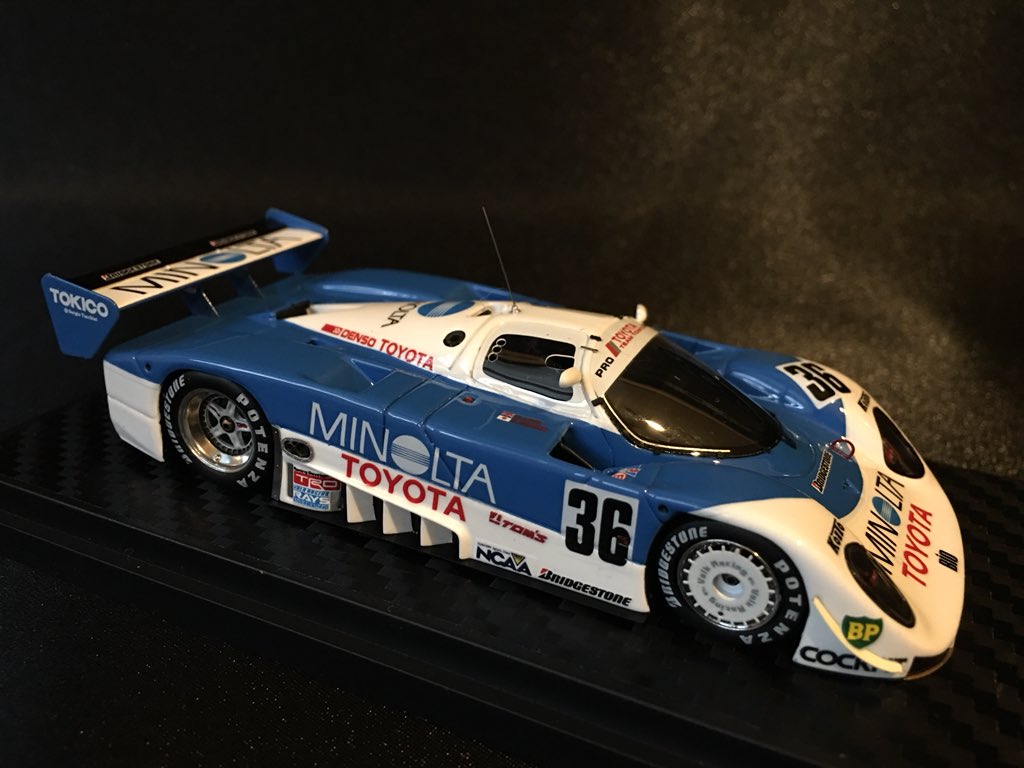 TOYOTA 89C-V DENSO 1/43 Toyota 89C-V No.38 1989 JSPC DENSO