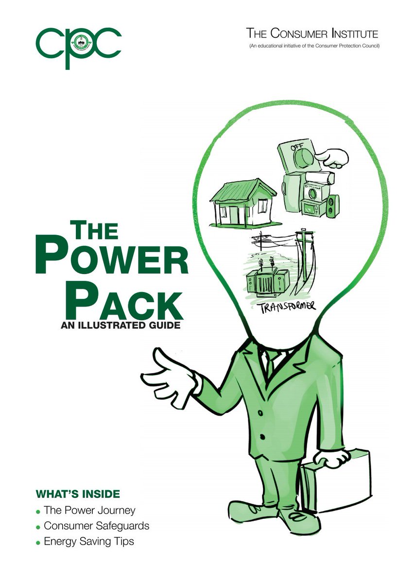 IlsaAida's tweet photo. RT from @CPCNig
Good morning,
In prioritising the Nigerian people, the CPC created #ThePowerPack to help you understand Power and electrity, metering, consumer classification, energy saving tips and your rights and obligations.
Stay with us this week as we discuss. https://t.co/v9950P2zut