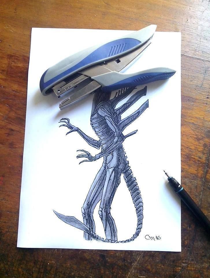 SensCritique's tweet photo. Une simple agrafeuse aurait-elle inspiré H. R. Giger, le créateur des xénomorphes ? 😱

La fiche SC d'#Alien : https://t.co/MBOgjKeqy3 https://t.co/GVs8RYCMyL