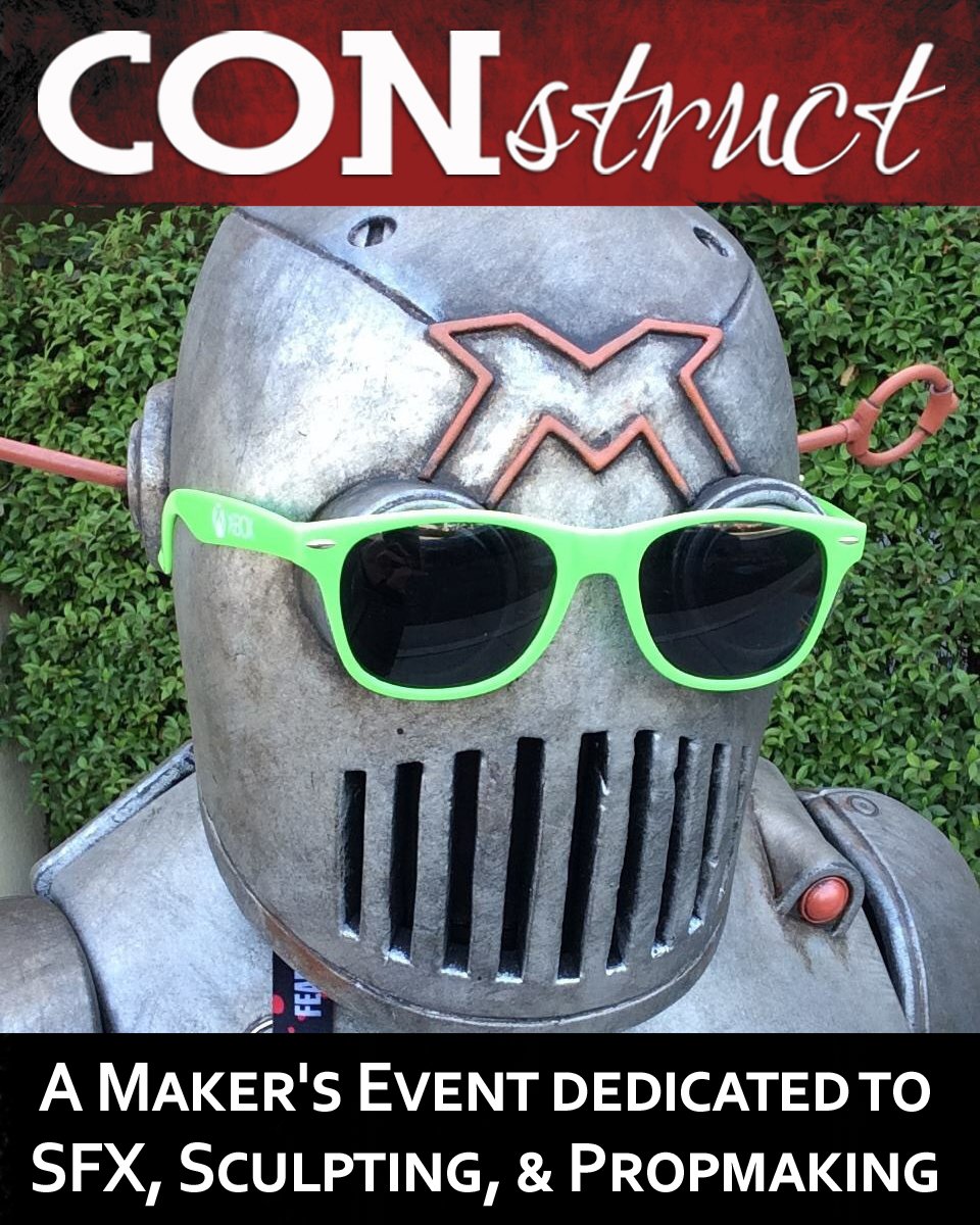CONstructfx's tweet photo. Introducing: CONstruct Cosplay Day - April 29.
Post your cosplay photo with the #CONstructFX &amp; get 50% off your Sunday admission with the code: COS-FX
https://t.co/9VlFX6Bz1S
#MUA #Makeupartist #SFX #SpecialEffects #Cosplay #Cosplayer #CosplayersofInstagram #CompleatSculptor https://t.co/ZAUMWj0tut