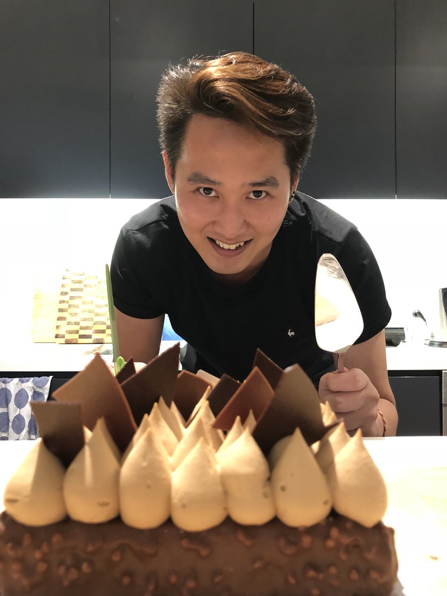 Birthday cake time at last! Happy days P-man.