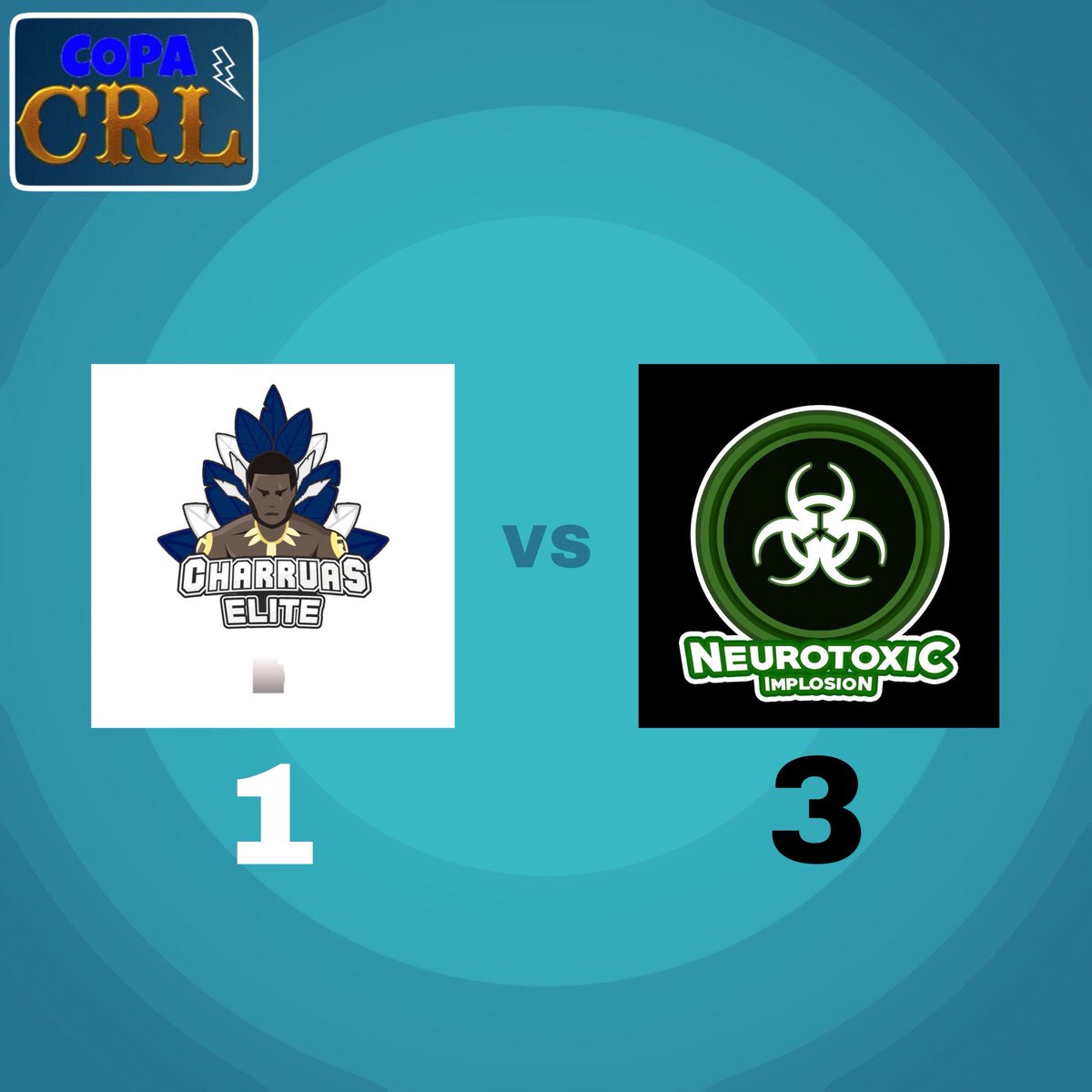 Y los ganadores del dia de hoy son <a href="/NToxicImplosion/">NeuroToxic Implosion</a> y agradecimientos a <a href="/CharruasElite2/">Charruas Elite B</a> por su participación.