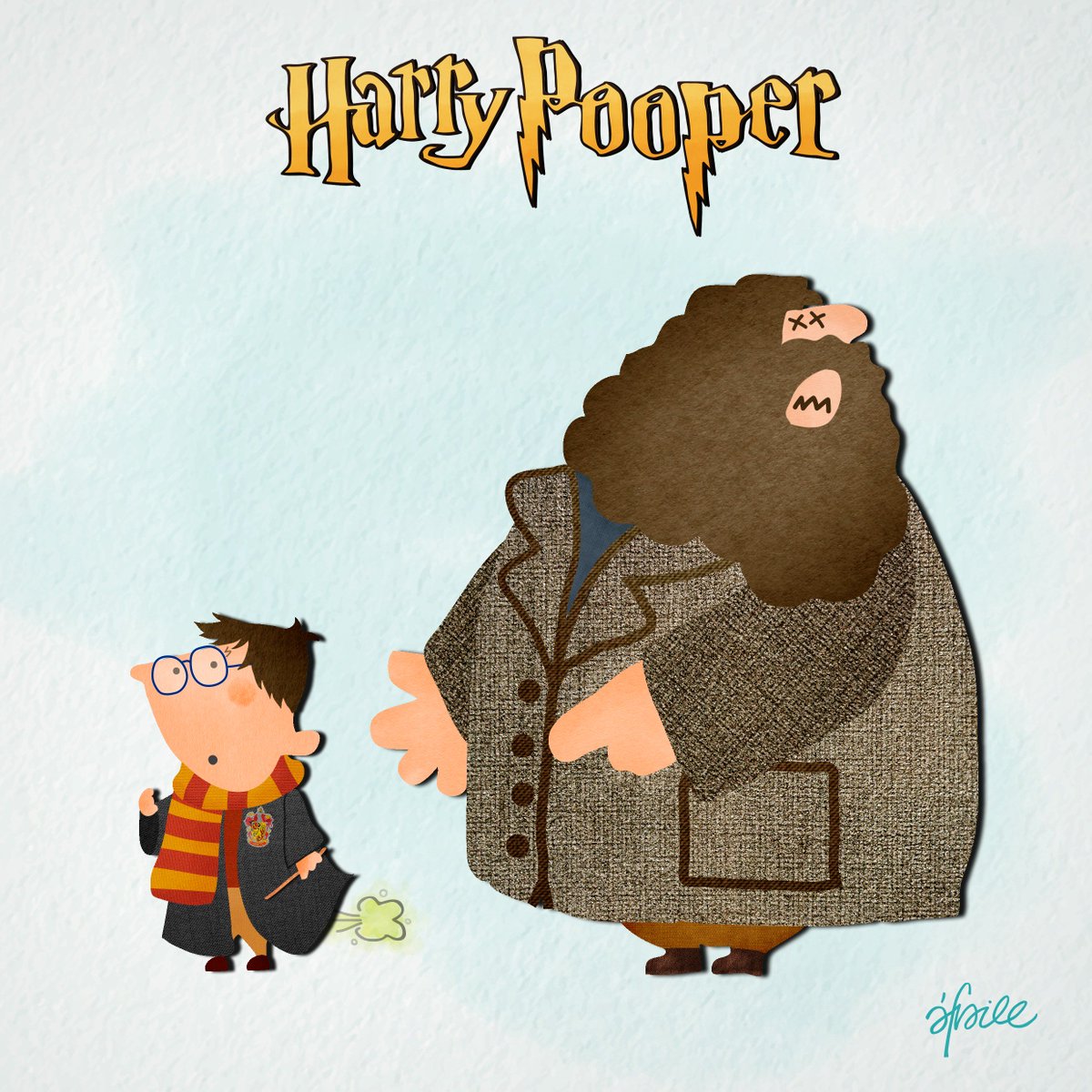 alvaro_fraile's tweet photo. OUCH! UPS! UFF! AAAAGGGGHH...!
emmm.. ¡PATRONUS!

buenos días a todos!

#HarryPotter #HarryPooper #Hagrid #Patronus
#ilustración #illustration #frailadas https://t.co/6v0YLPF828