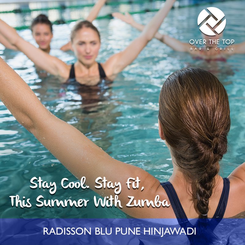 RdBluPuneHwadi's tweet photo. Zumba helps you to burn calories, body fat and tone your body easily. Join us on the 15th of April to attend the one of its kind event, Zumba in Pool.
To know more, Call: +91 83789 31444
#aquazumba #ZumbaInPool #IFoundAwesome #SoPune #RadissonBluPuneHinjawadi #RBPH #LBBPune https://t.co/EICSimY8YW