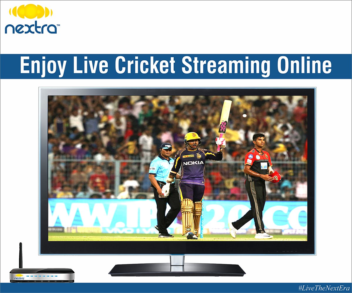 NextraWorld's tweet photo. Cable connection throwing tantrums? Don't worry you won't miss the match.
Live stream IPL matches with Nexta Broadband Services.
#LiveTheNextEra #Nextra #BroadbandServices #Speed #Coverage #Price #DataPlans #DealsAndOffers #MondayMotivation #IPL #T20 #CricketMatch #LiveStreaming https://t.co/qU2z16bH44