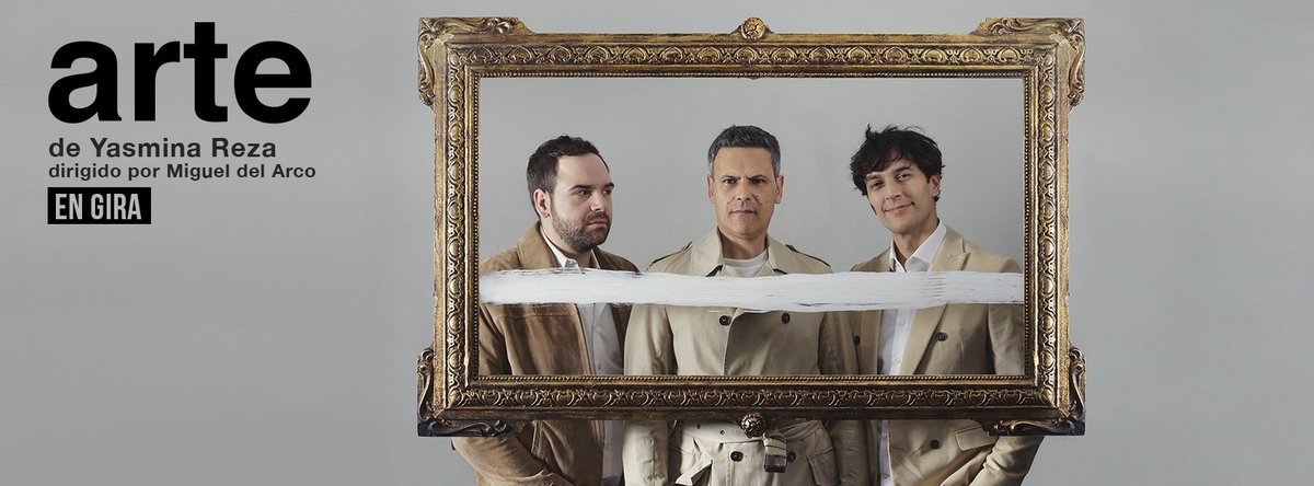 Puedes ver #Arte con <a href="/crist_suarez/">Cristóbal Suárez</a> , <a href="/JOR_USON/">JORGE USÓN</a> y #RobertoEnríquez, este viernes en el Teatro Principal de Palencia
Dirigido por #MiguelDelArco
13 ABRIL
<a href="/TeatroPalencia/">Teatro Principal</a> 
<a href="/teatro/">A</a>