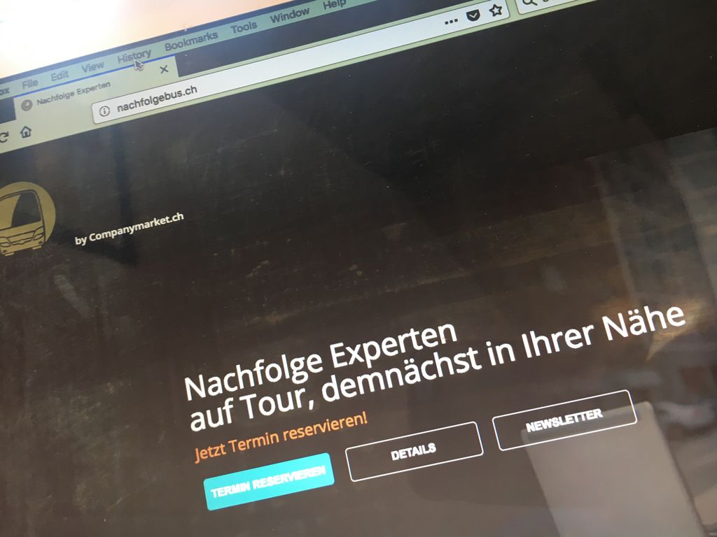 Connect_China's tweet photo. Im #10vor10 heute Abend das Thema #unternehmensnachfolge und der #Nachfolgebus, nicht verpassen! https://t.co/TYYj3wOTju