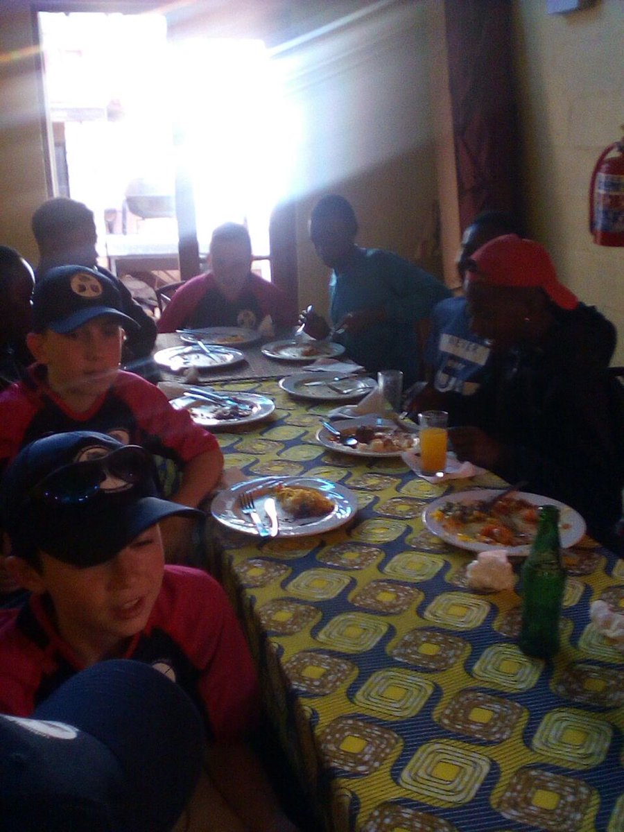 VusaAcademy's tweet photo. Rugby yesterday vs UK teams St Hughs and St Lochniver and a special lunch was hosted for the teams in Langa. A special S/O to our first VUSA girls. They rocked yesterday. #getstuckin https://t.co/UBcu2TxWJ9