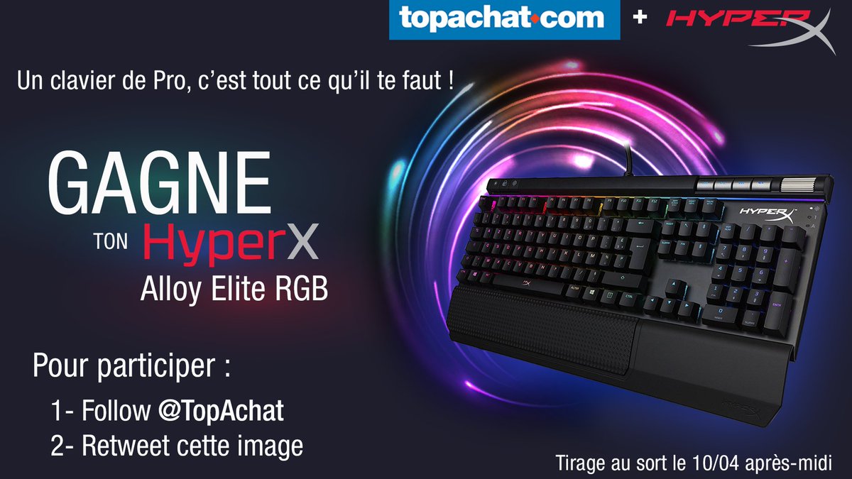 TopAchat's tweet photo. @HyperX Tirage au sort DEMAIN ! 😱🔥

Go go #RT ! ⬇😍

https://t.co/WM6vmriWdA https://t.co/1R8gTTRWVE