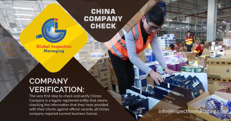 Globalinspectio's tweet photo. The first step to check and verify Chinese Company is a legally registered entity that means checking the information that they have provided with their clients against official records,more https://t.co/306b6Rqoei https://t.co/XbtQctlwEY