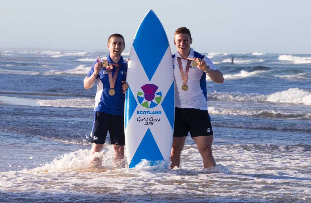 jeffholmes24's tweet photo. had lot of fun and what stunning location @GC2018 with our @Team_Scotland gold medal winners @neilfachie @MattRotherham #TeamScot2018 https://t.co/MsyVRgGv9A