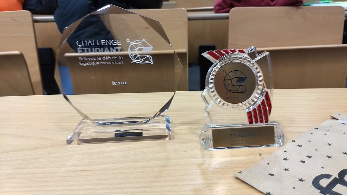 42Lyon's tweet photo. Fiers de nos apprenants arrivés premier et deuxième au challenge étudiant sur la logistique connectée, avec l' @ENE_69 https://t.co/SYKNw3mASN