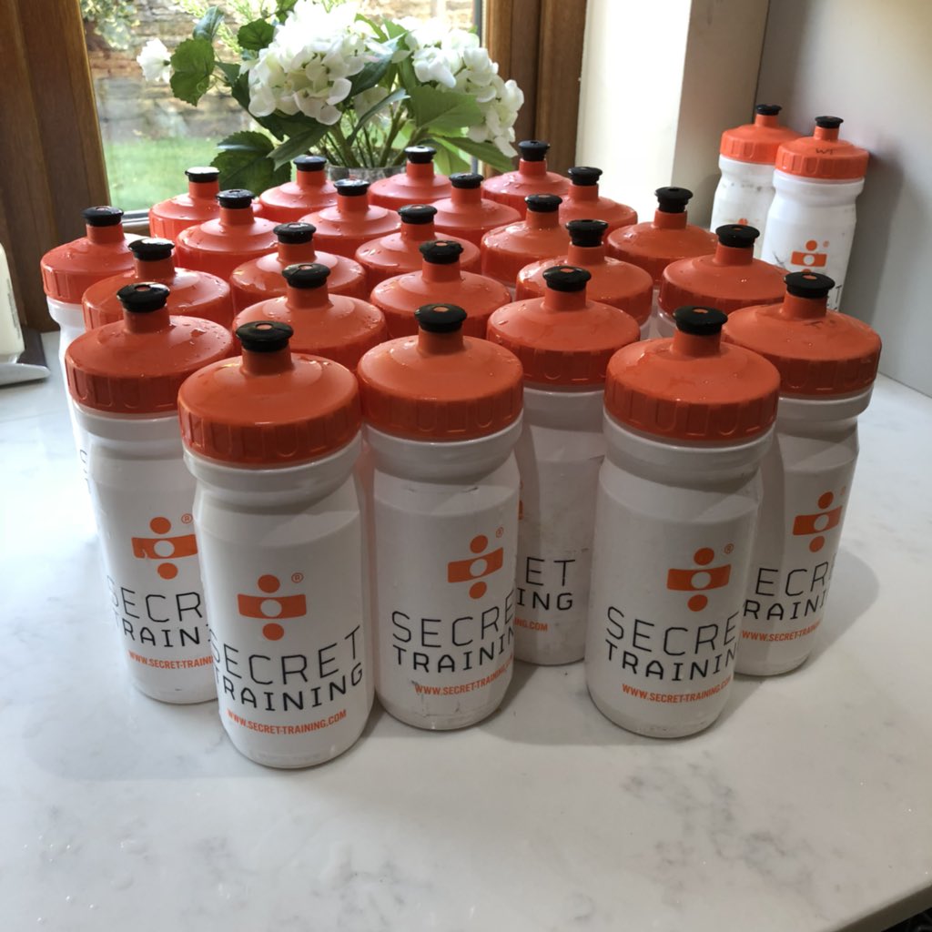 Emptying the dishwasher after a weekend away racing. Some awesome products from <a href="/secretrainingcc/">Secret Training</a> keeping the team fuelled! 💪🏽 #secrettraining #stealh #wheebasecabtech