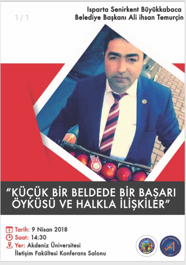 ahmetayhan99's tweet photo. Saat 14:30’daki konferansımıza bekliyoruz @iletisimakdeniz  @AtolyeHit @Akdenizun @akilhaberajansi https://t.co/RtGVr5Uwf9