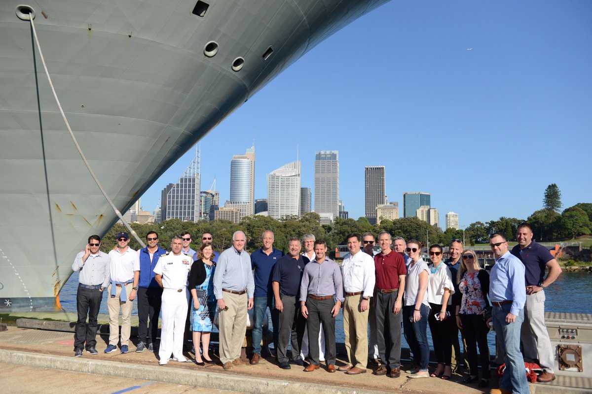 CGSydney's tweet photo. Thank you to #AusNavy Fleet Base East for showing Chairman @repBillShuster and delegation the work of our unparalleled ally and partner, 🇦🇺. #HMASKuttabul #USwithAUS #100YearsMateship #Sydney https://t.co/3elwylq61w