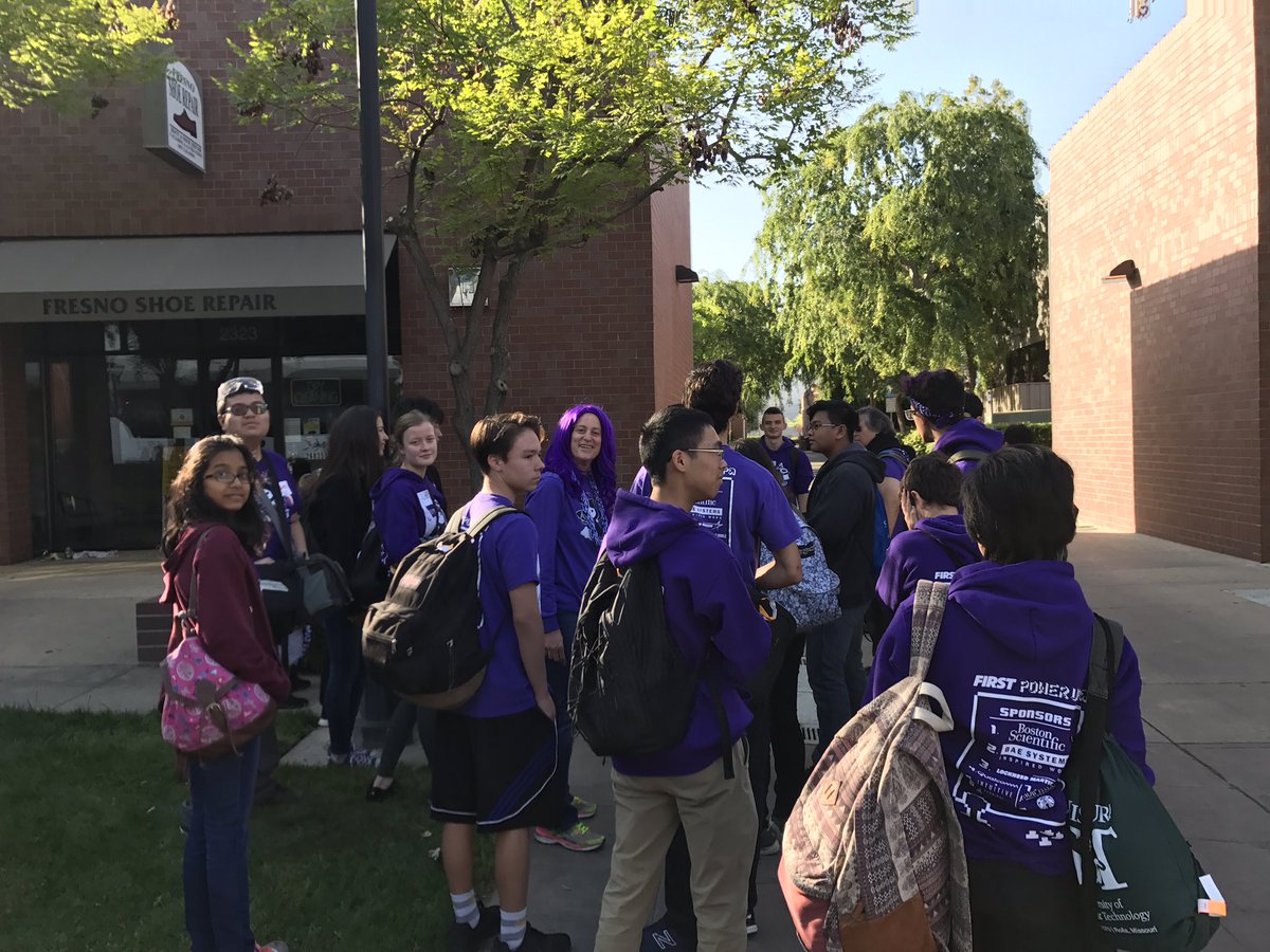 FRC2643's tweet photo. It's the end of the road for us this season; thank you to our sponsors, fellow FRC teams, family, and friends for supporting us on our journey. We're so proud of what our team has accomplished this year and we're excited to see what else we can do in the future💜🖤#FIRSTinspires https://t.co/hWL1b4K5gq