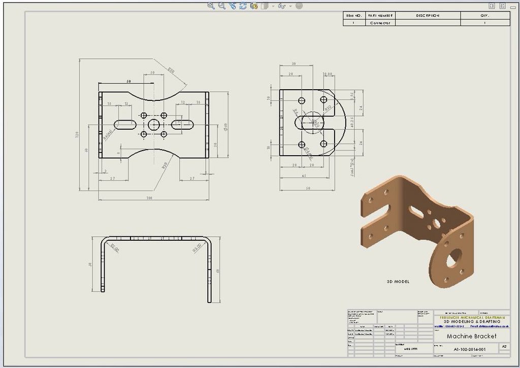 Let’s make design (Mechanical) machine bracket