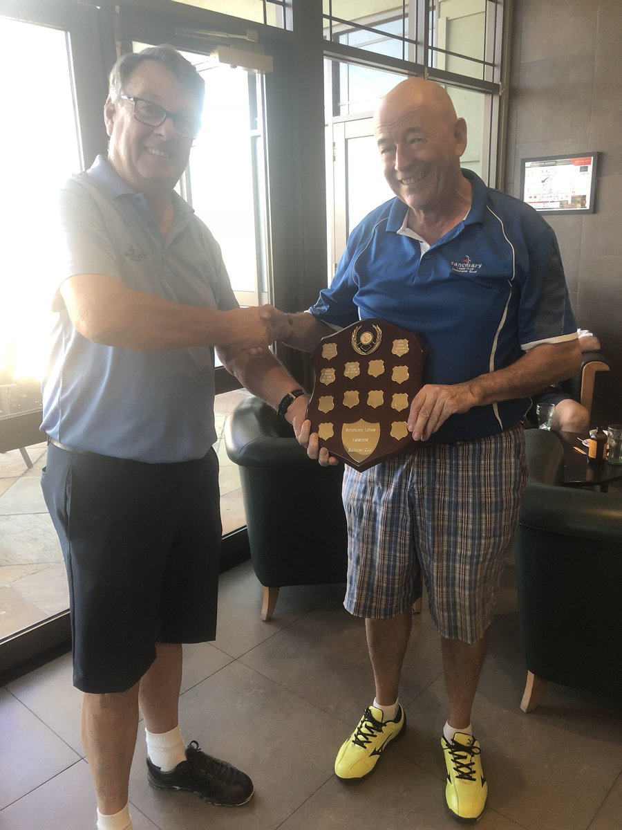Congratulations to George Hamilton for taking out the Veterans 2018 Summer cup with a combined score of 118 points! Well played George! #golf #veterans #summercup #trophy #masters2018 #masters