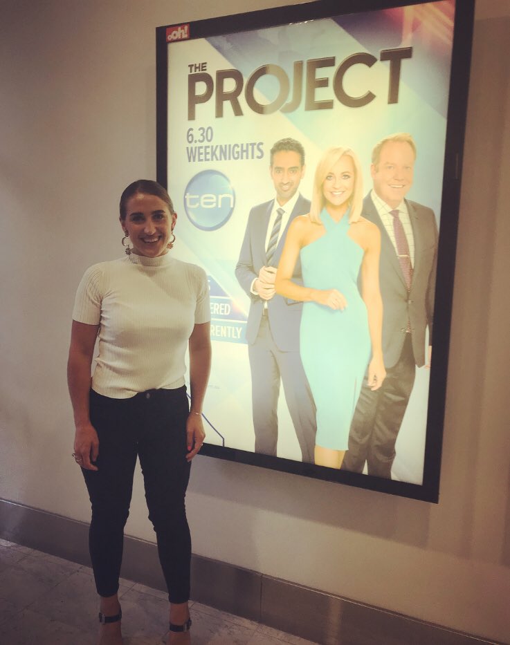 Breegallagher's tweet photo. Lookin forward to @kiis1011’s PJ making her @theprojecttv debut tonight with a fascinating story! #tunein https://t.co/Tb28MxjTsm