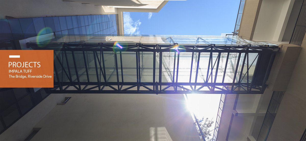 ImpalaGlass's tweet photo. What is interesting about glass is that you can build anything with it. For instance when you think of a glass bridge (as in the images), there is a lot you need to consider for example the strength, the heat, the cleaning - our teams always ready to guide - #ImpalaTuff https://t.co/rjULRnP3if
