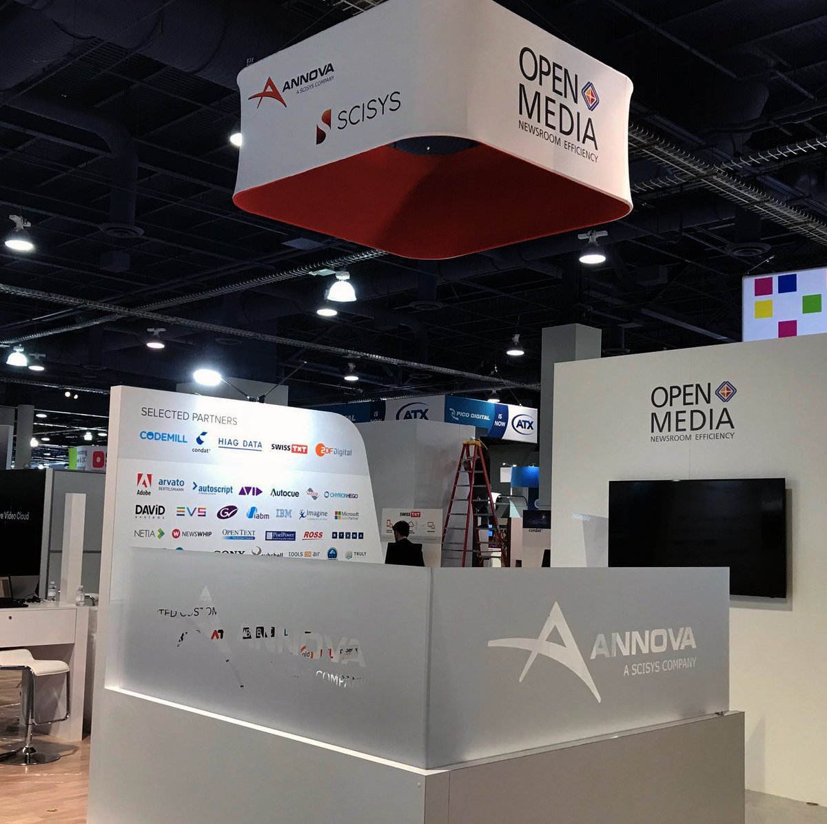 #NAB2018 is up and running in a few hours and so is our #booth SU6710. Visit us to learn more about our #newsroom and the integration with our partners #AccuratePlayer, condat, #HIAG_CH, #Swisstxt and #ZDFdigital. Also visit our sister company #SCISYS_Software at booth N5316.