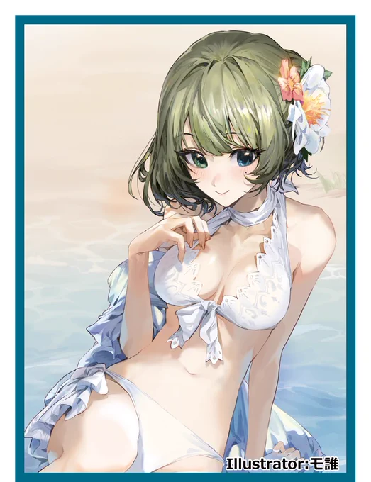 Comic1☆13新作情報①モバマスより、「水着アナスタシア&amp;水着楓&amp;水着文香」のスリーブ&amp;プレイマットになります。 イラストはモ誰様()になります! 