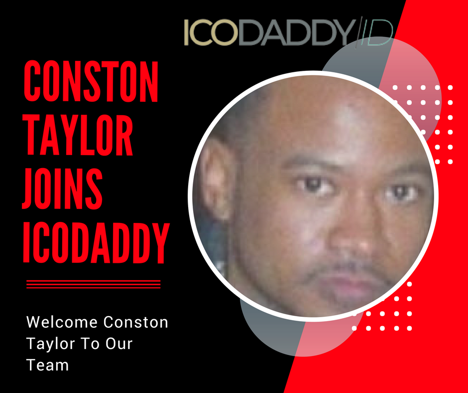icodaddy's tweet image. Conston Taylor joins @icodaddy&apos;s advisors and experts team. 
@taylormade2k #ico #icoadvisors #besticoadvisor #cryptoadvisor