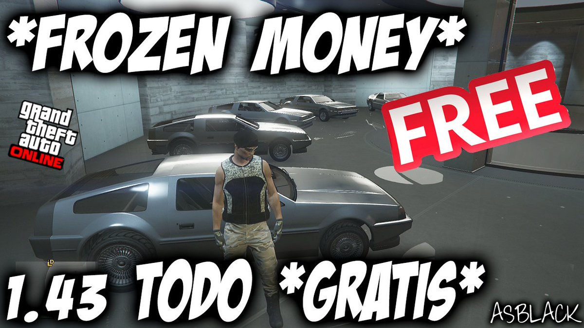A_S_B_L_A_C_K's tweet photo. Siguiente video en el canal amigos................ VINIERON LOS REYES  MAGOS .......... TODO GRATIS - ALL FREE  GTAV 1.43 - EL MEJOR TRUCO -  COMPRAR GRATIS - FROZEN MONEY GLITCH - (PS4) https://t.co/jpM7Sl93VV